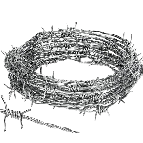 Barbed wire coil