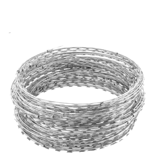 Razor wire concertina coil